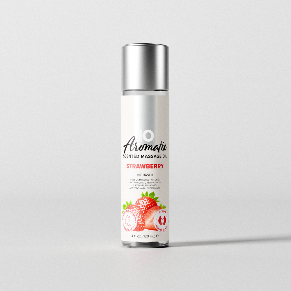 JO Aromatix Strawberry 5 beneficii alunecare matasoasa hidratare piele moale