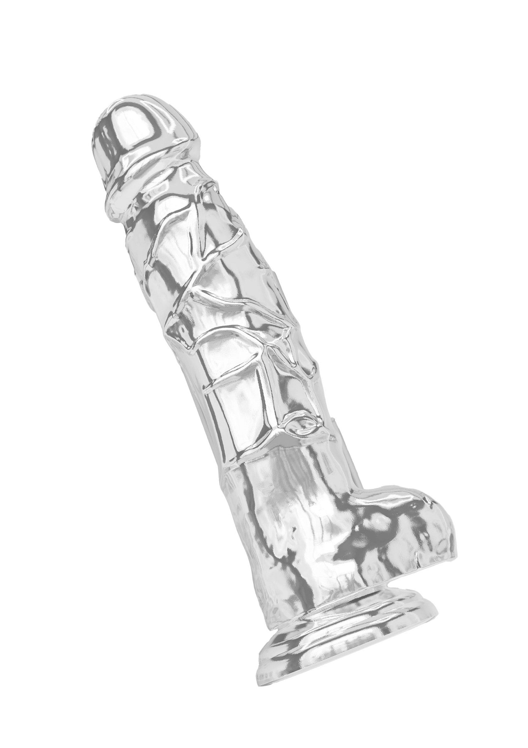 ToyJoy Clear Dildo TPE 22.5 cm Transparent - detalii material