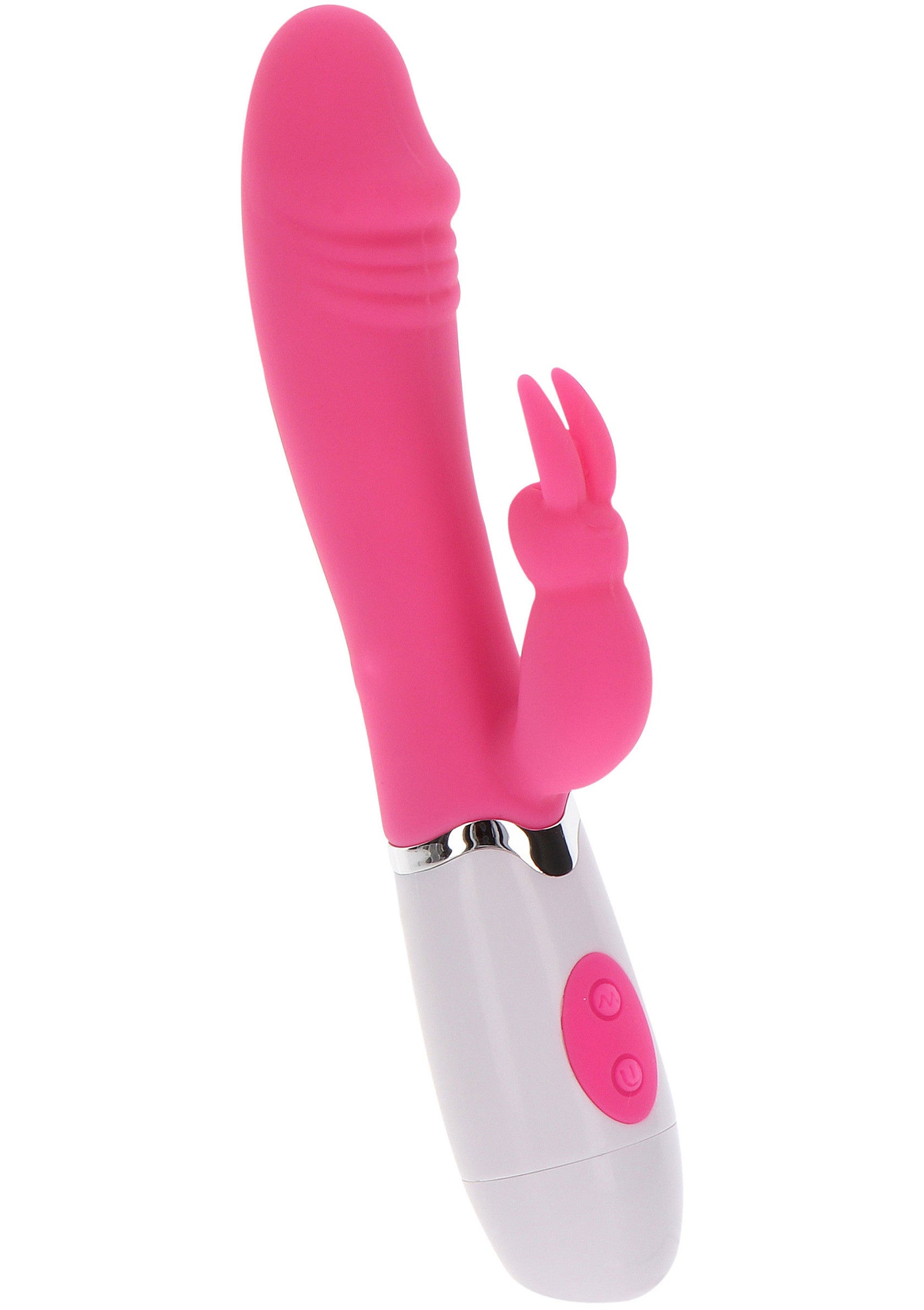 Vibrator Rabbit ToyJoy Funky Rabbit Roz - stimulare dubla