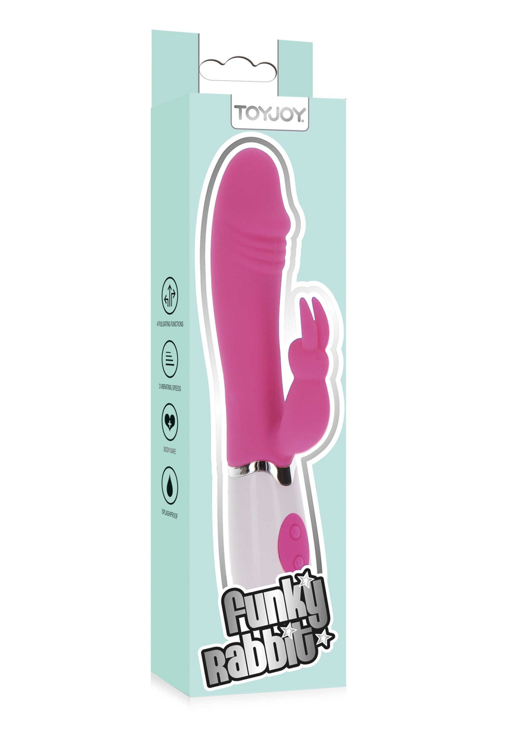 ToyJoy Funky Rabbit Roz - urechiuse clitoris