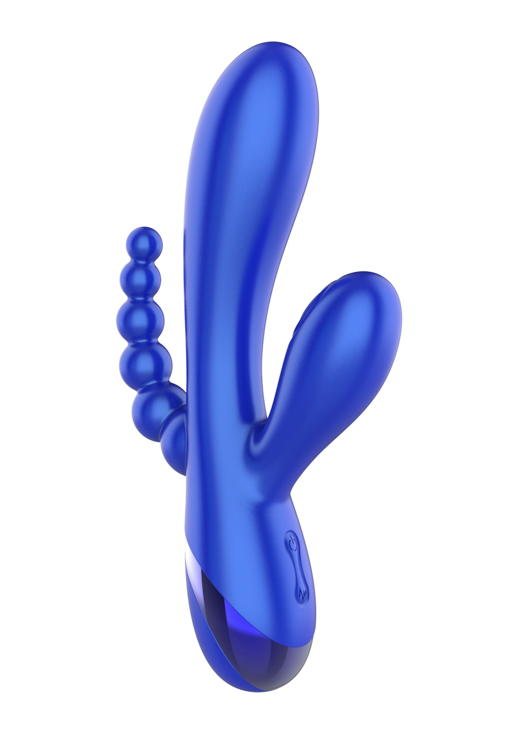 Vibrator Triple Xocoon Triple Love Vibrator Albastru - dimensiuni si specificatii