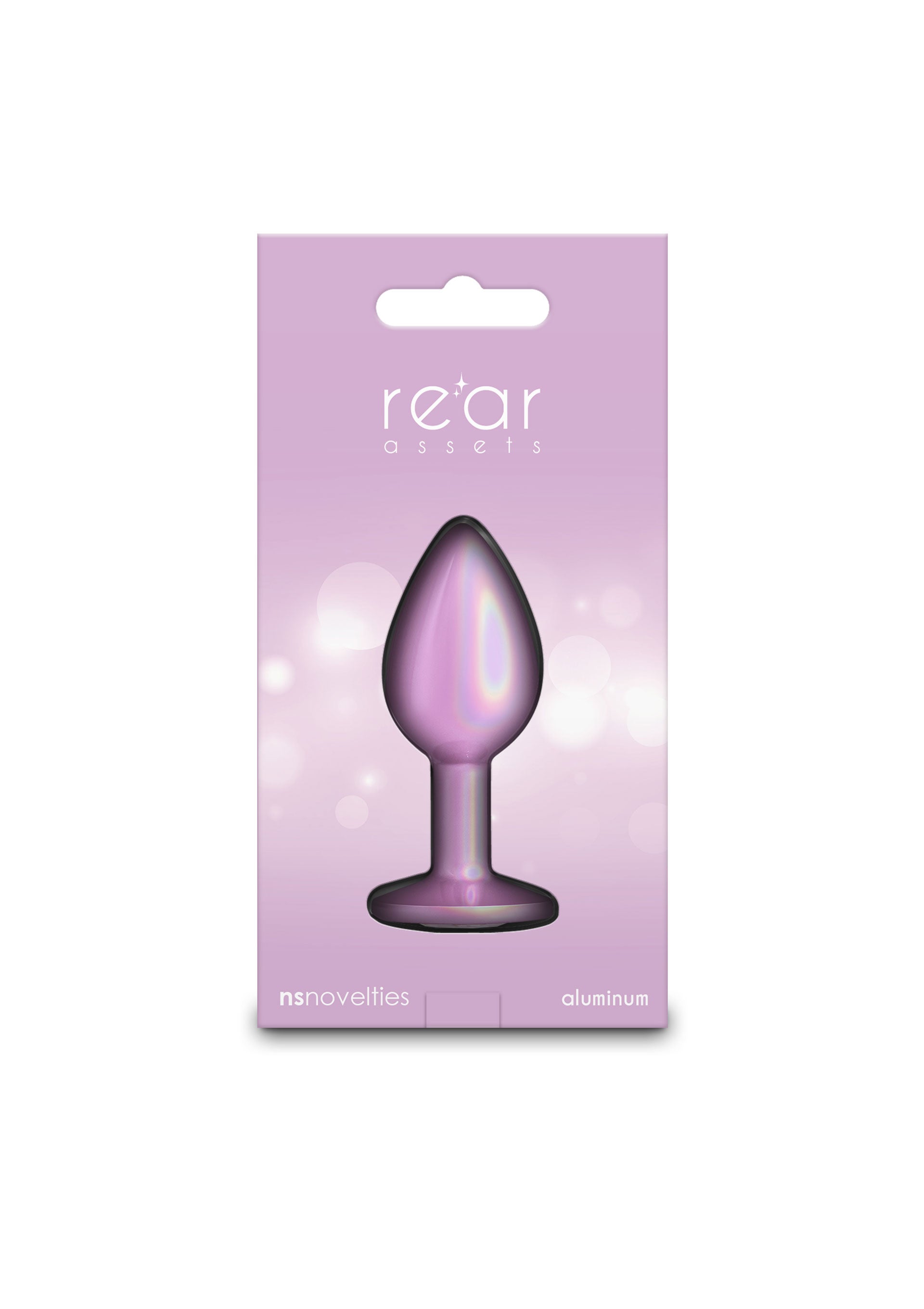 NS Novelties plug anal roz iridescent baza inima retentie siguranta