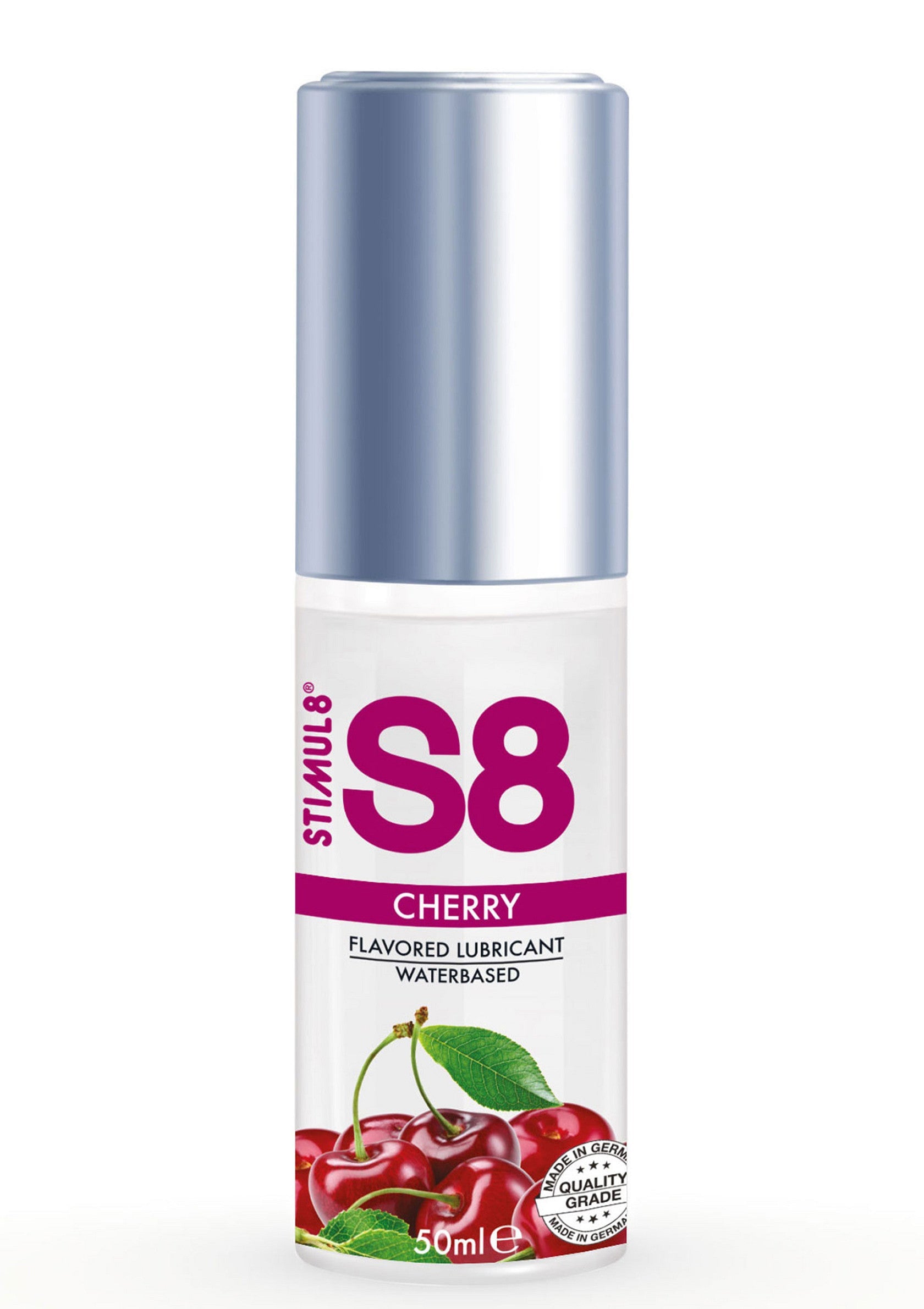 Lubrifiant Aromat Stimul8 S8 Flavored Lubricant, aroma Cirese, flacon 50 ml