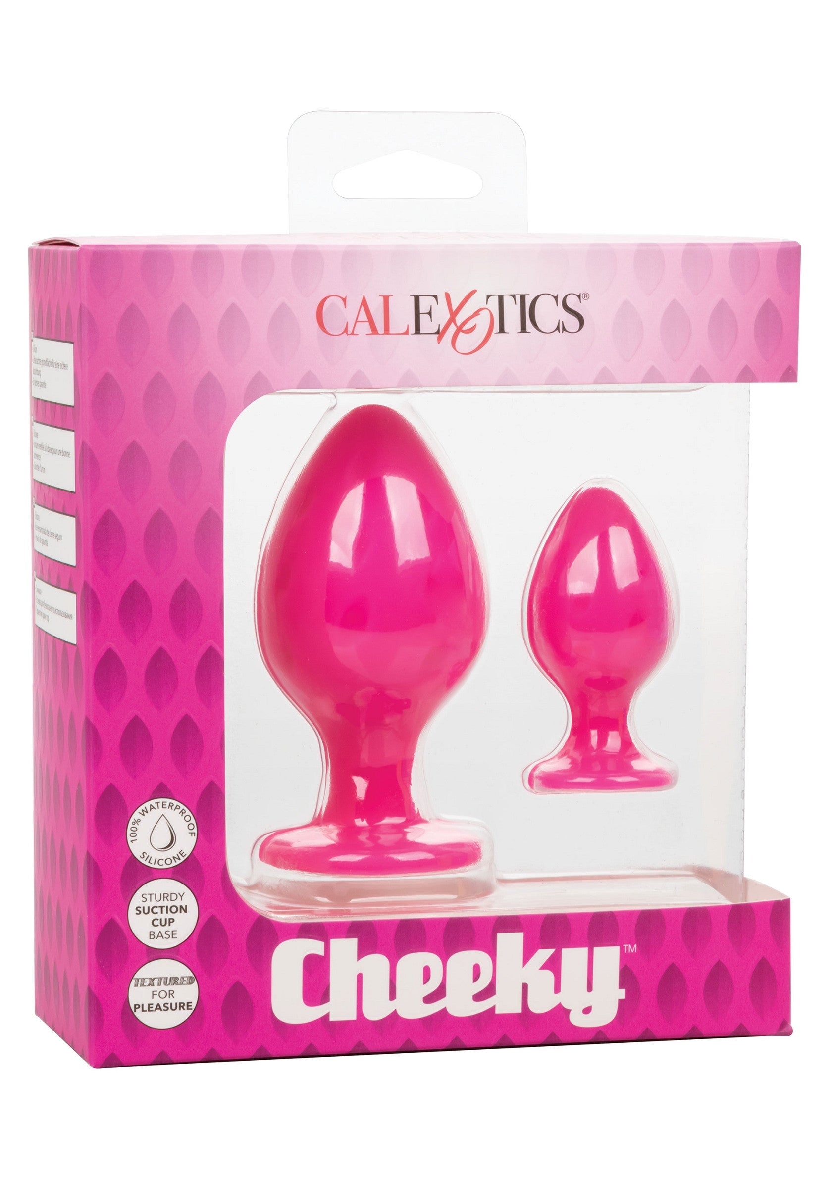 CalExotics Cheeky Buttplug Roz - forma bulbata
