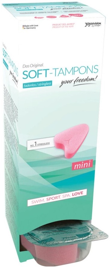 Tampoane igienice Soft Tampons Mini JoyDivision - cutie 10 bucati roz