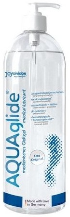 Lubrifiant JoyDivision AQUAglide Original 1000ml 1 litru varianta profesionala formula medicala food grade pH neutru EAN 4028403117091