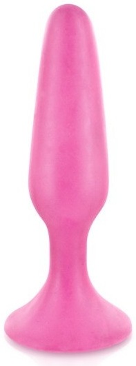 Plug Anal GLAMY Roz - plug mic cu cristal