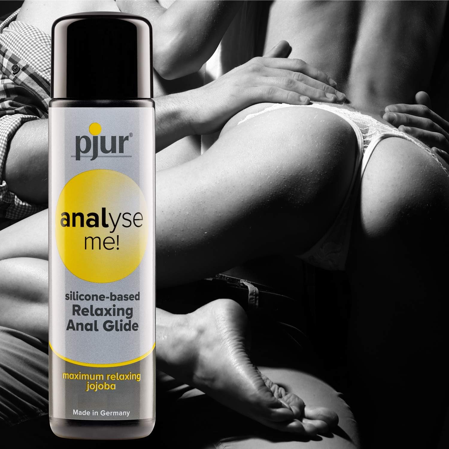 Pjur Analyse Me 250ml utilizare intensiva sesiuni lungi masaj jojoba combina lubrifiant apa