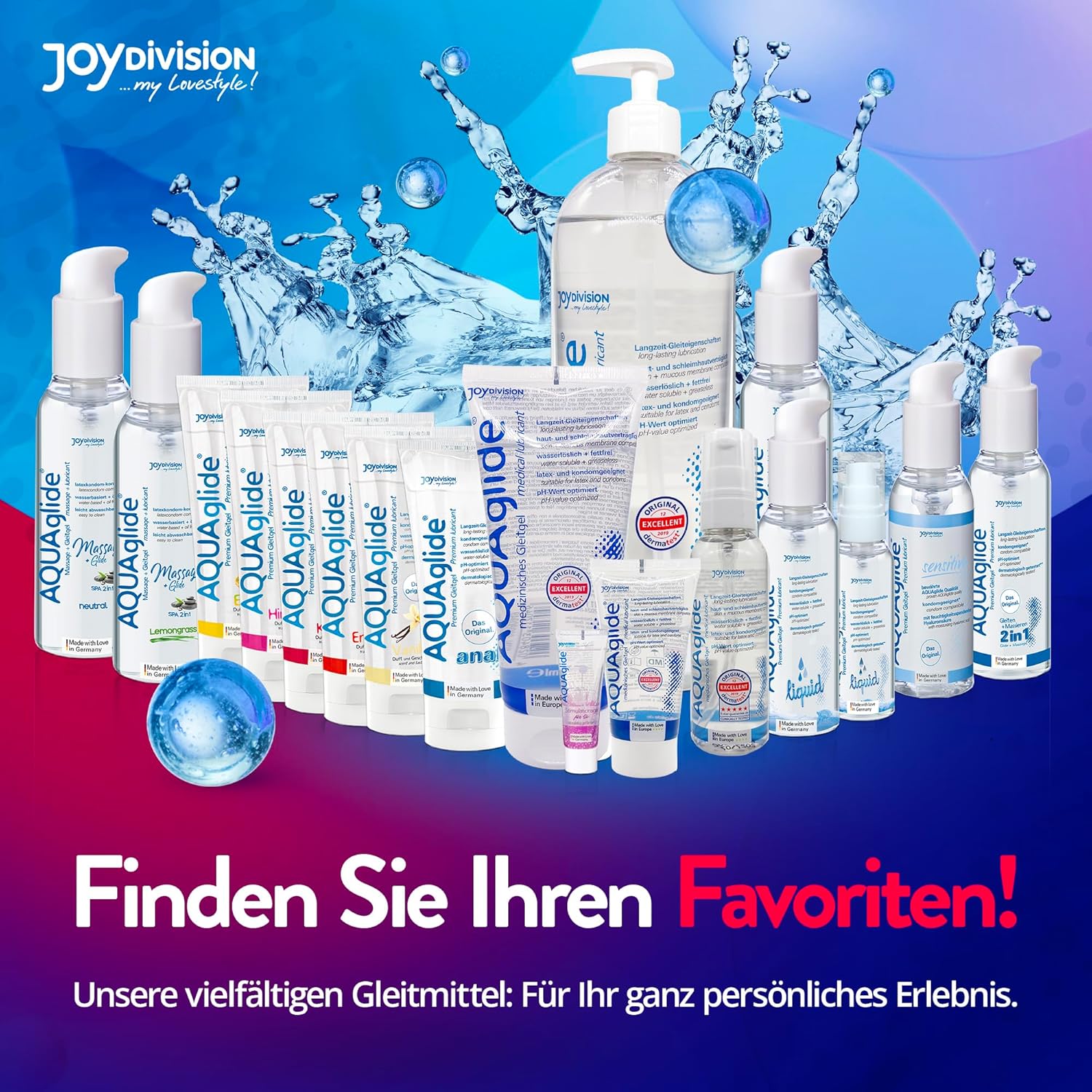 JoyDivision AQUAglide Cirese 100ml lubrifiant aromat food grade cherry compatibil latex silicon jucarii sex