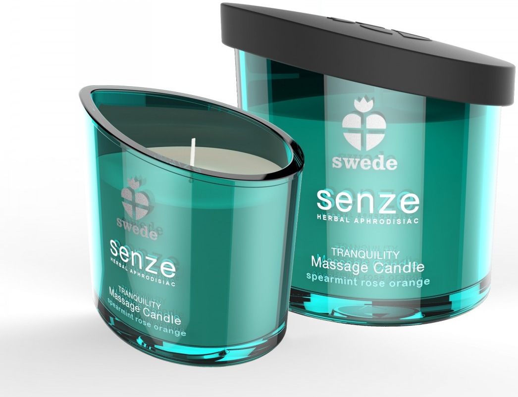 Lumanare masaj Swede Senze Menta 50ml - vedere generala