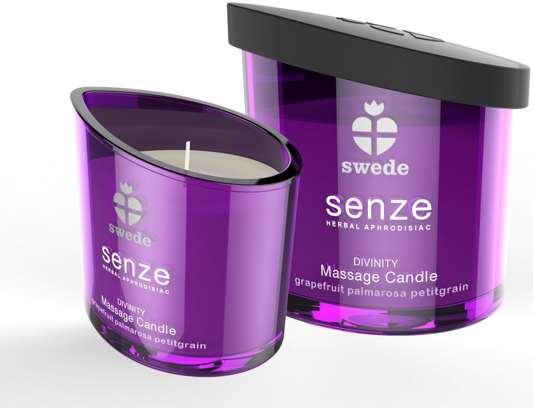 Lumanare masaj Swede Senze Grepfruit 50ml - flacon
