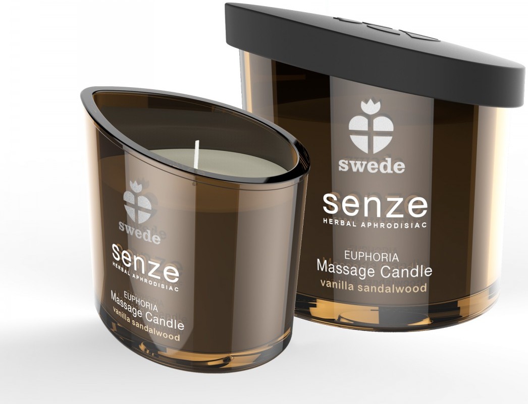 Lumanare masaj Swede Senze Vanilie 50ml - flacon principal