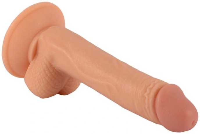 Cutie Mr Rude 20 cm, ventuza puternica, fara ftalati, fara latex