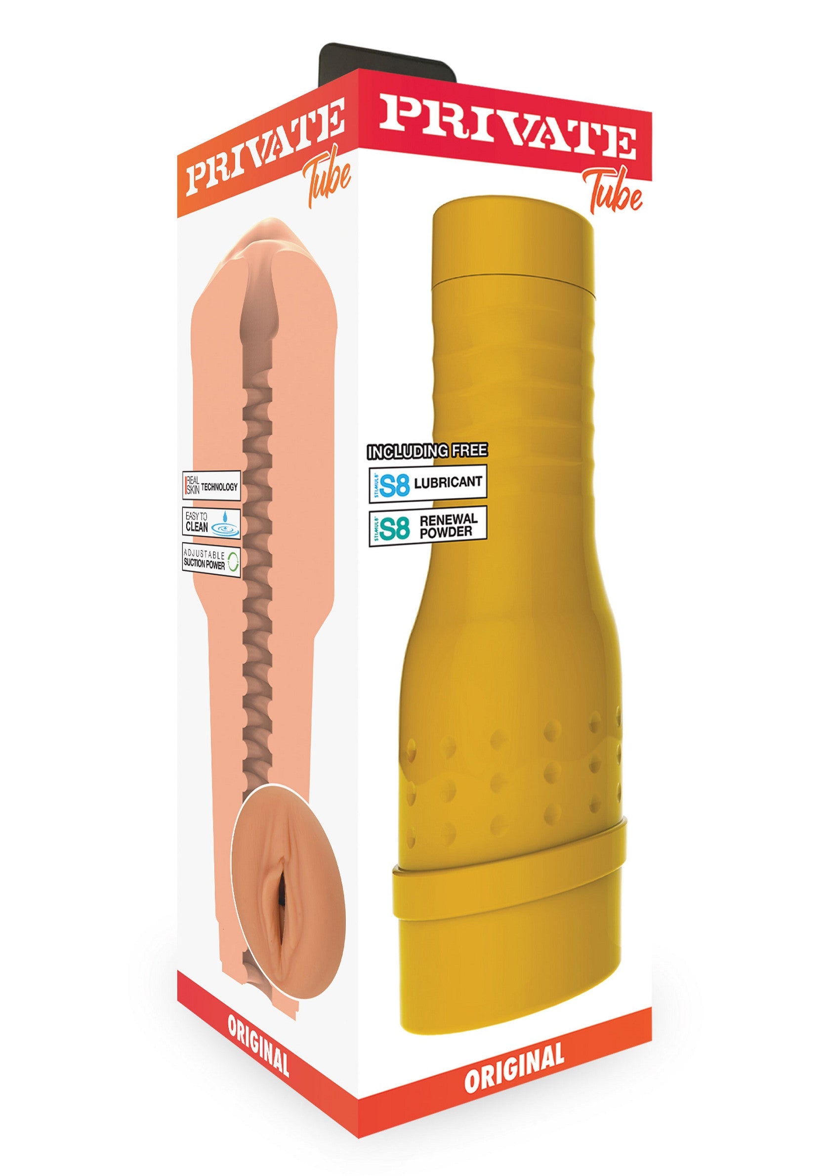 Private Original Tube Masturbator Natural - design compact