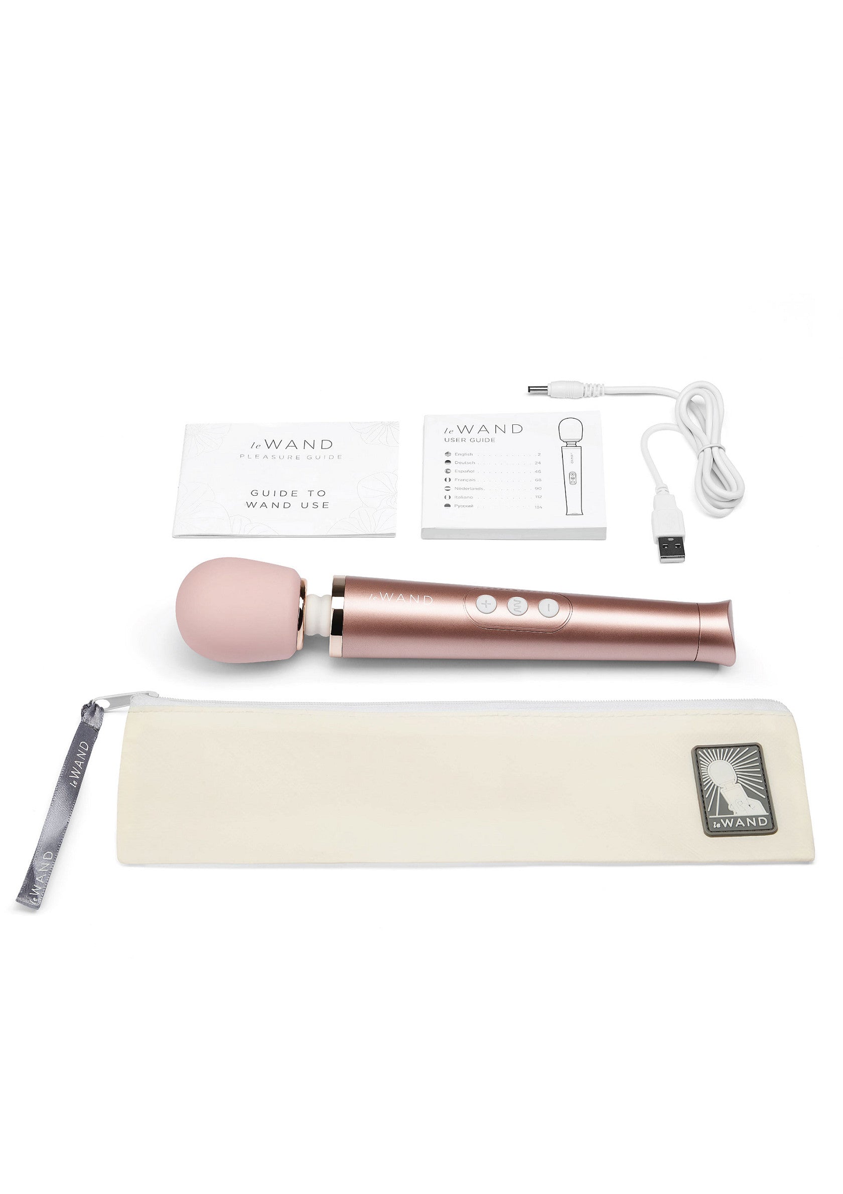 Le Wand Petite roz auriu - set complet