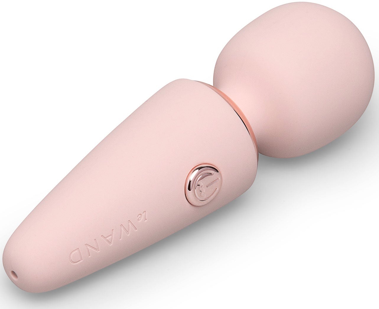Le Wand Mini Rose Gold utilizare curatare lubrifiant apa compatibil silicon ABS waterproof dus
