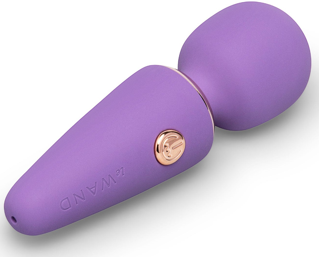 Le Wand Mini Violet utilizare curatare lubrifiant apa compatibil silicon ABS waterproof dus