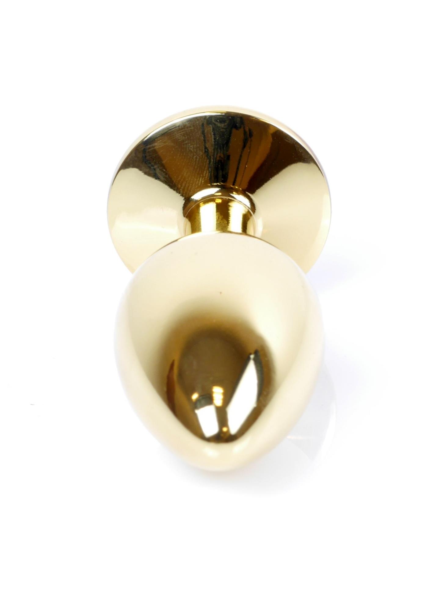 Plug Metalic Jewellery Gold Dark Blue - imagine 4
