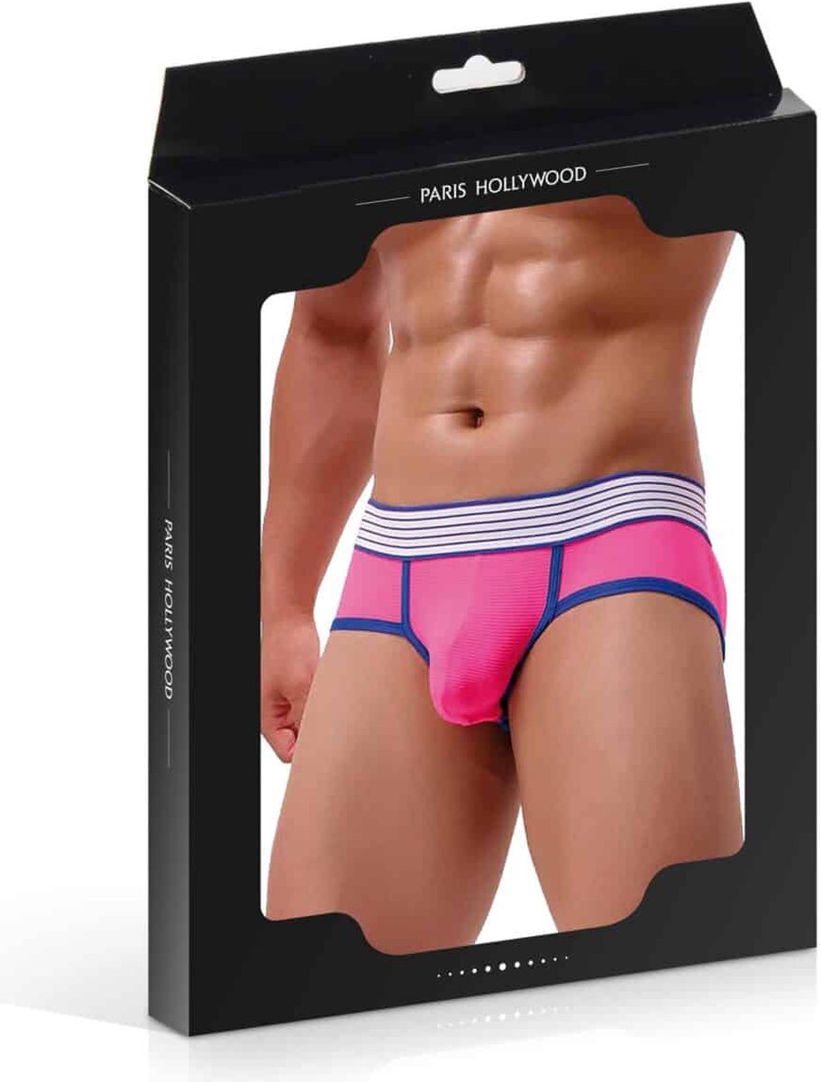 JOCK Homme M116 Roz ghid marimi boxeri barbati M L XL ingrijire spalare 30 grade