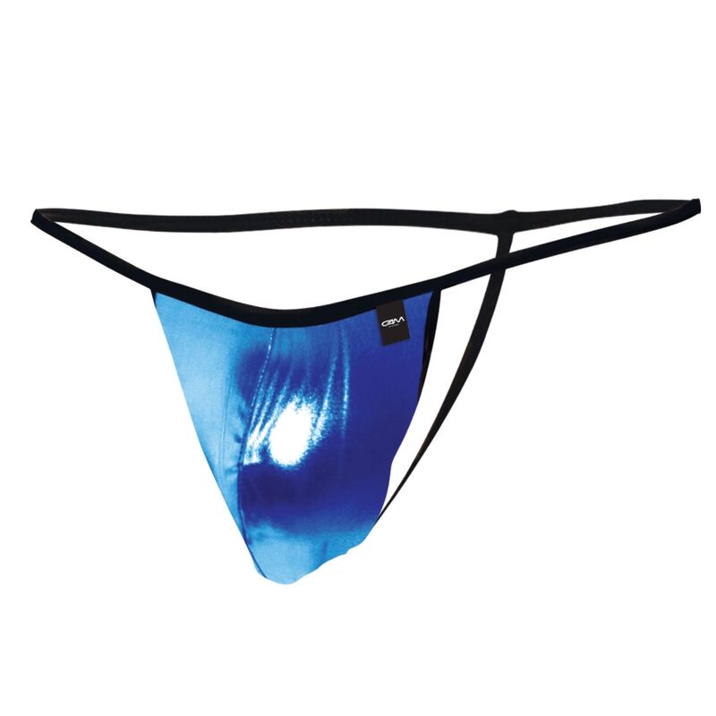 G-string Cut4Men albastru metalic sky detaliu material marime S