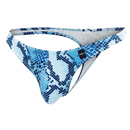 Thong albastru sarpe Cut4Men Provocative Snake vedere completa