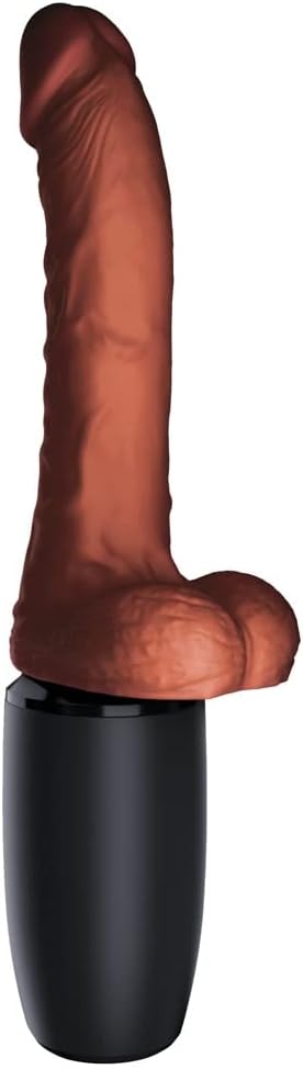 King Cock Plus Thrusting Maro vibratie 3 viteze 4 moduri motor la varf USB control independent