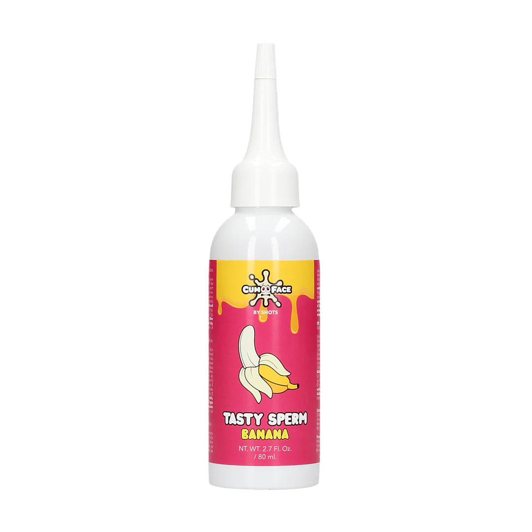 Tasty Sperm Cum Face by Shots, aroma banane, flacon 80ml