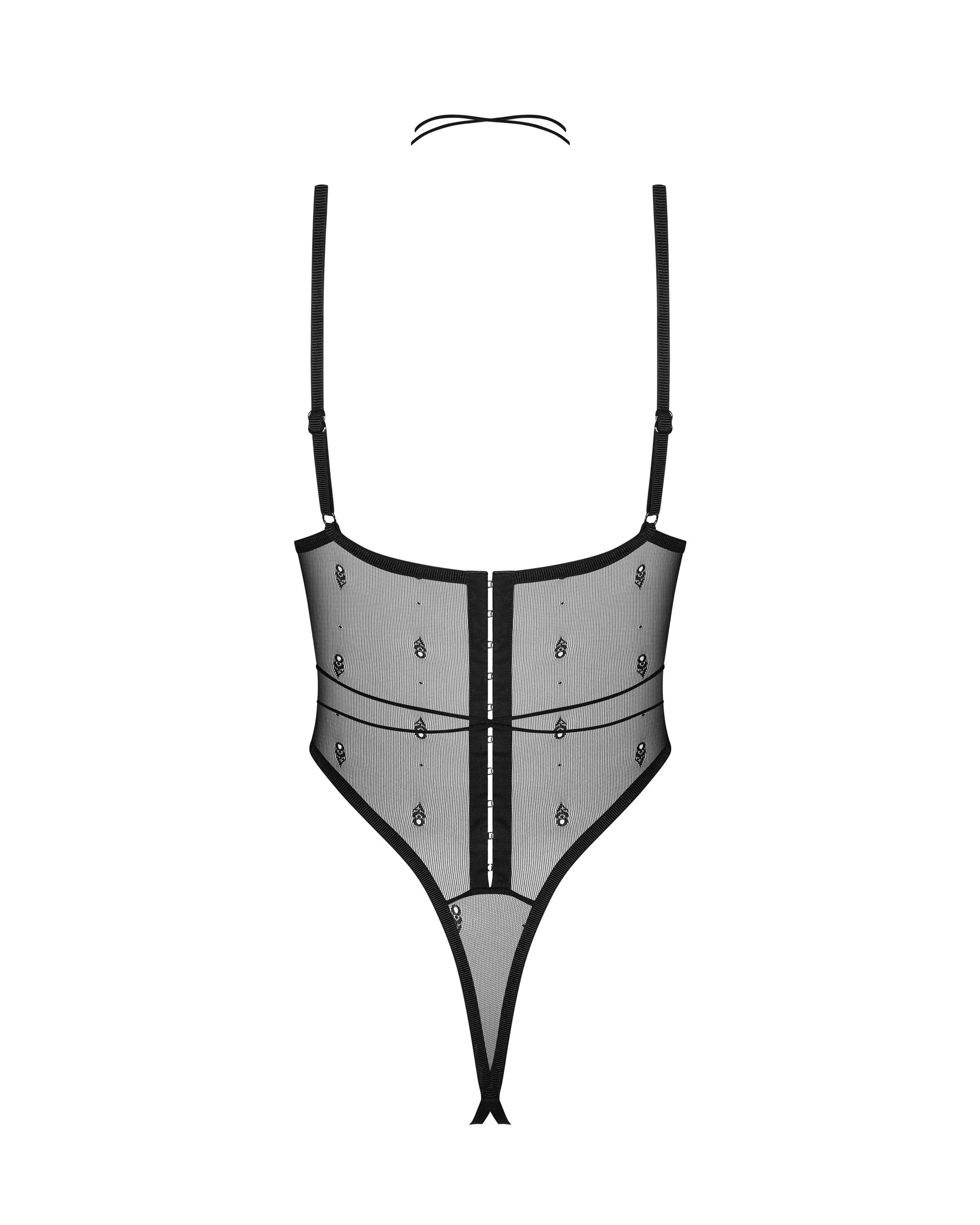 Body Obsessive Anniverse Silhouette - inchidere tip corset lateral bretele reglabile