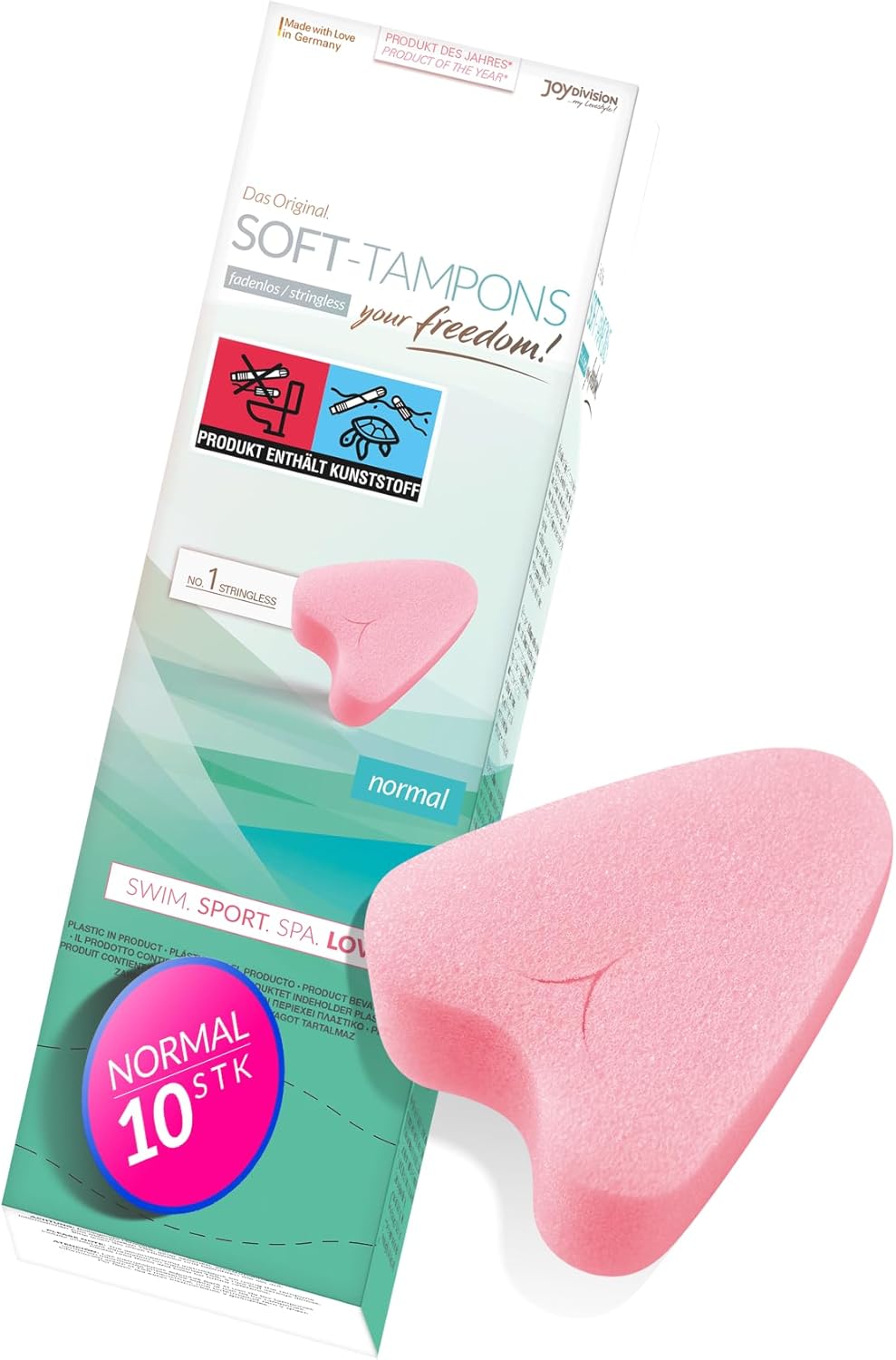 Tampoane igienice Normal Soft Tampons JoyDivision - cutie 10 bucati