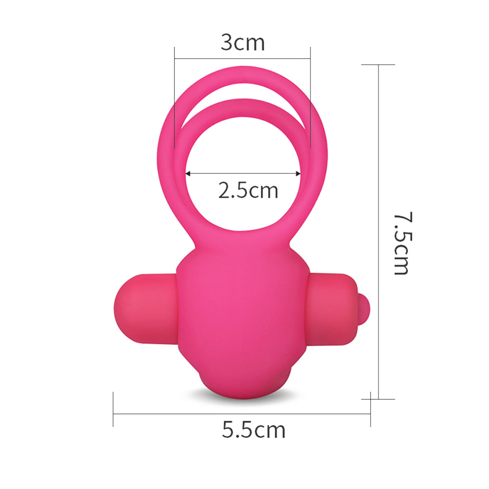 Inel penis Power Duo Lovetoy - design curbat stimulare duala