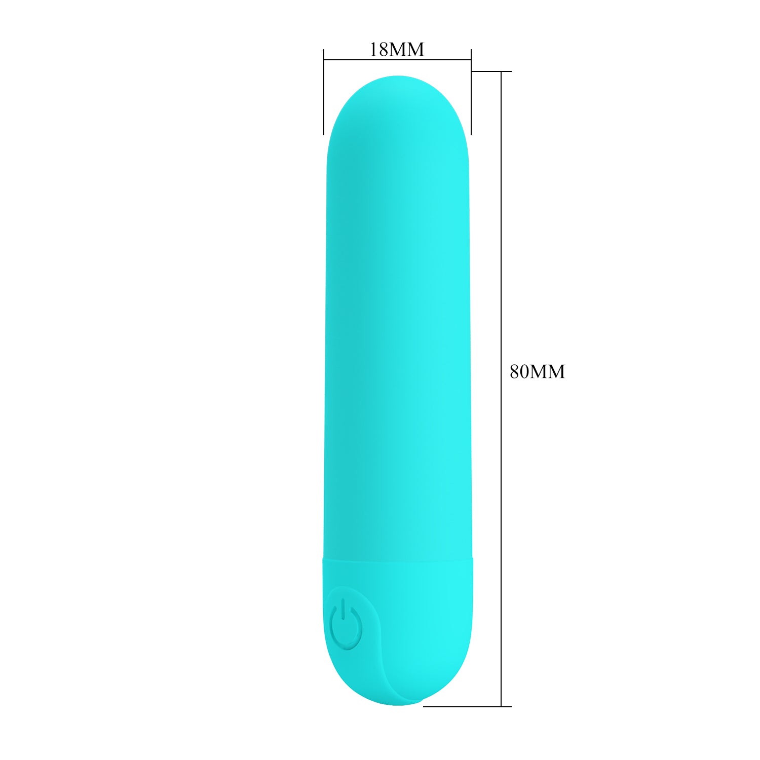 Mini vibrator Stefan Pretty Love Turcoaz - 10 moduri vibratie reincarcare USB rezistent la apa