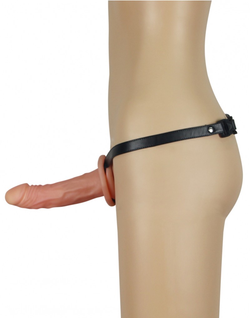 Strap-On Hollow LoveToy Nude - imagine suplimentara 3