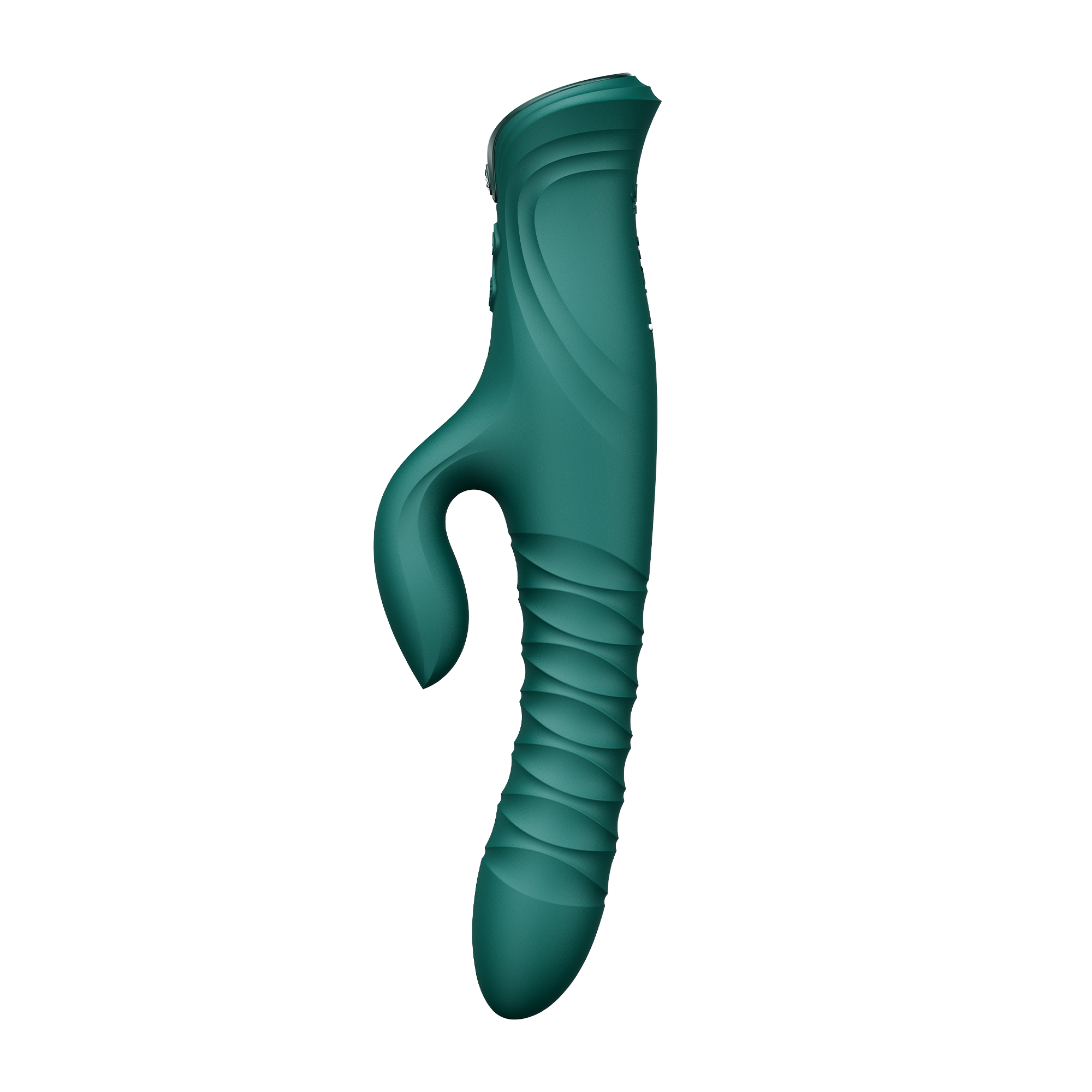 Vibrator Rabbit ZALO Mose 2 verde, ecran LED