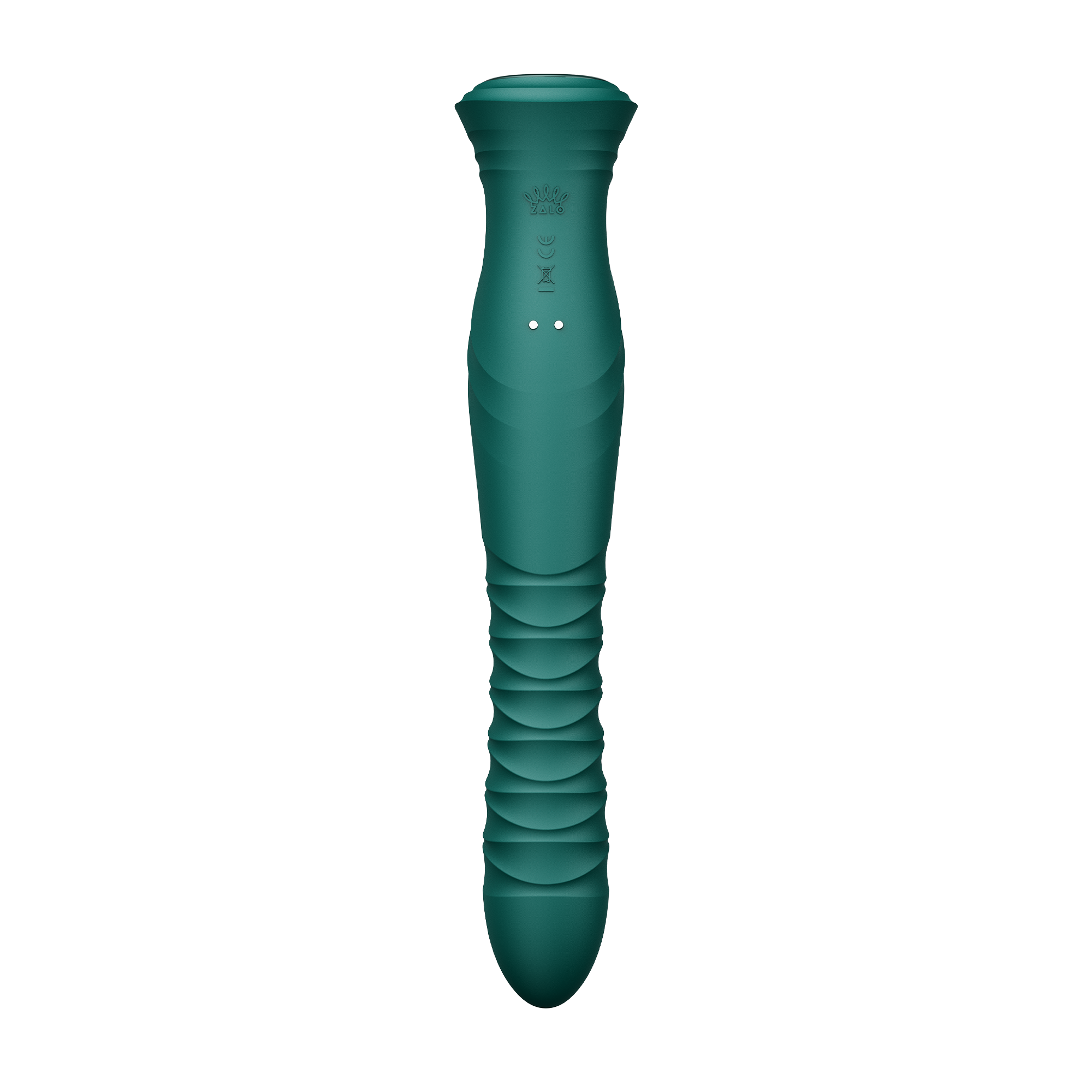 Vibrator Rabbit ZALO Mose 2 verde, corp din silicon medical