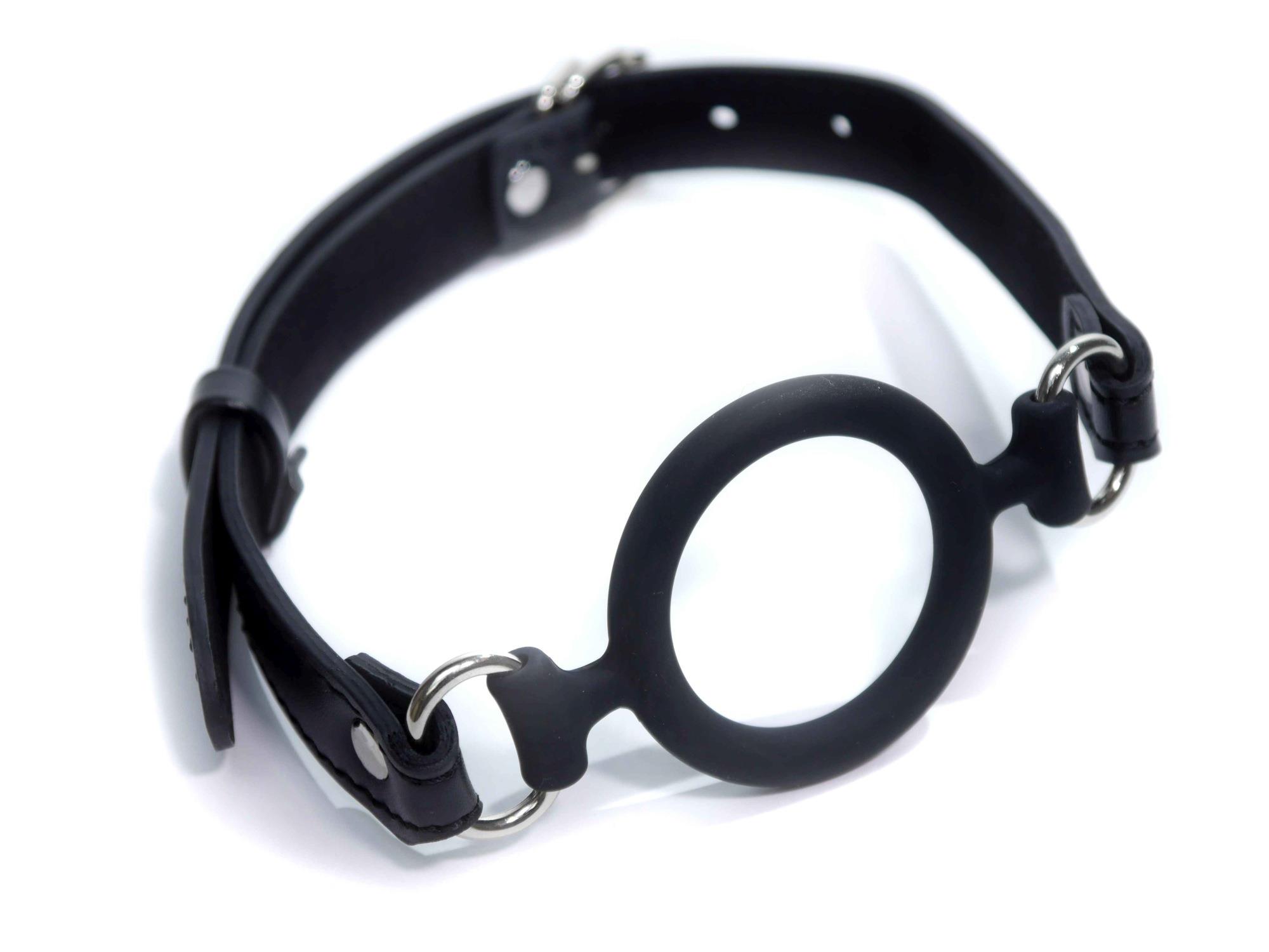 Knebel O-ring Gag, vedere de sus cu forma rotunda a inelului
