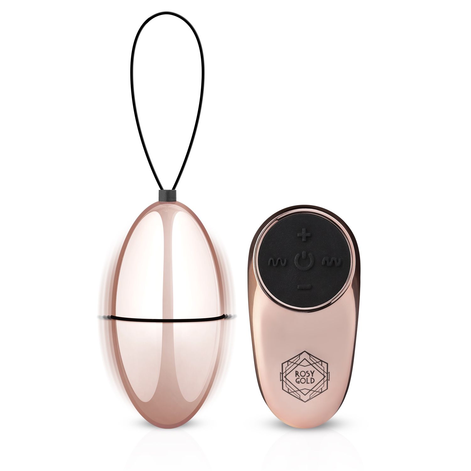 Rosy Gold New Vibrating Egg - ou vibrant si telecomanda roz-auriu