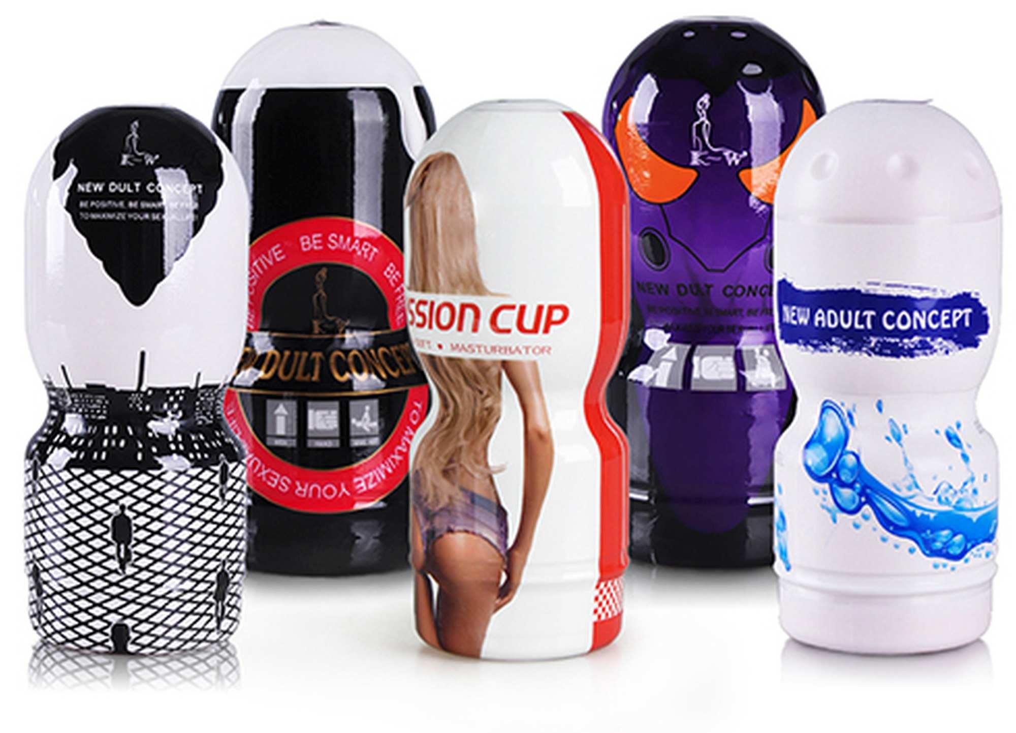 Gama Passion Cup, mai multe variante de cupe masturbator alaturate