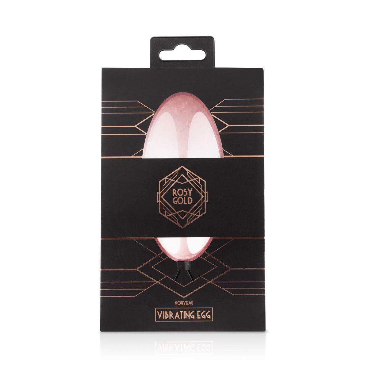 Rosy Gold New Vibrating Egg - cutie originala Nouveau Vibrating Egg