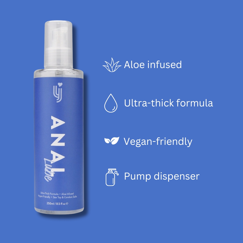 Lubrifiant Loving Joy Aloe 250ml infografic vegan fara parabeni pH neutru