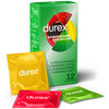 Prezervative cu Arome de Fructe Durex "Tropical Mix Pleasure Fruits" 12 Bucati