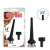 Set Cap de Dus Irigator Intim Tapered Silicone Enema, Anal Shower, 11,2 cm - vedere frontala