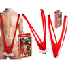 Lenjerie Sexy pentru Barbati "Christmas Mankini" Rosu