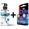 Pachet Lubrifiant Lubido 250ml + 1 Erecta Super Pastila - afrodisiac pentru Erectie Rapida