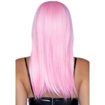 Peruca Roz Par Lung Ondulat Leg Avenue 55 cm - vedere spate