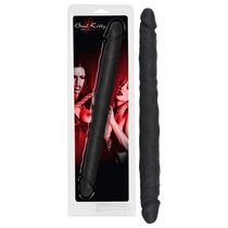 Dildo Dublu Bad Kitty "Double Dong" 40 cm -  Negru##