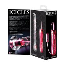 Vibrator Sticla Icicles No 4 Pipedream vedere laterala sticla borosilicata Pyrex
