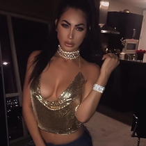 Bluza metalica Gold, S-L