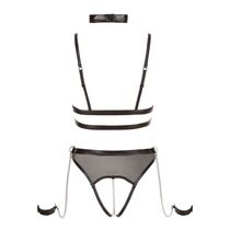 Lenjerie Intima Cottelli Collection Bondage - Negru - culoare si material