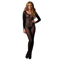 Catsuit Leg Avenue - Negru