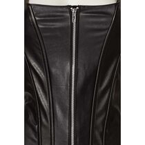 Corset Piele Ecologica Avanza - Negru - culoare si material